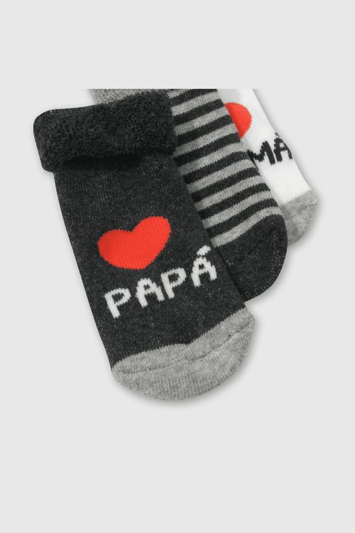 Medias Deportivas De Niño Colección Gris
