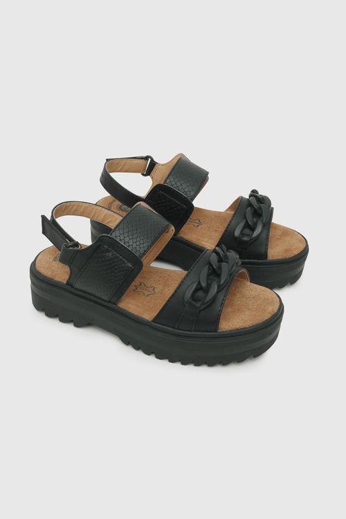 Sandalia De Niña Colección Negro