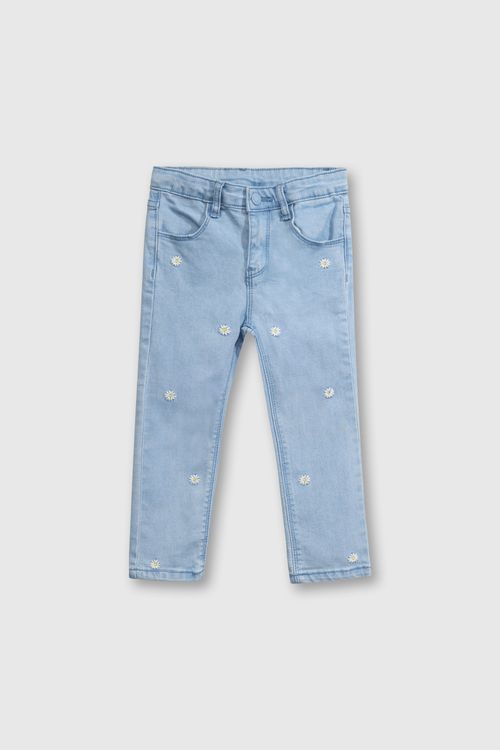 Jeans De Niña Celeste