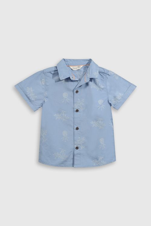 Camisa De Niño Celeste