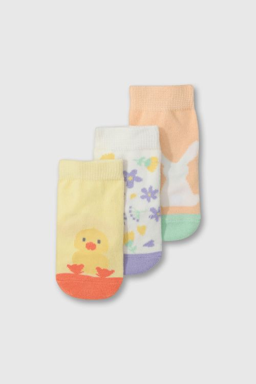 Medias Deportivas De Niña Colección Naranjo