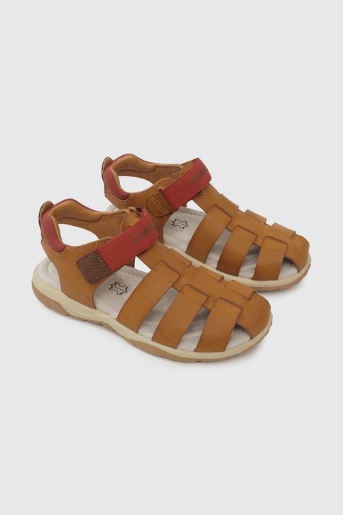 Sandalia De Niño Café