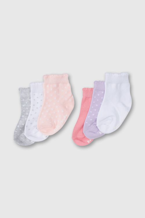 Medias Cortas De Niña Rosa