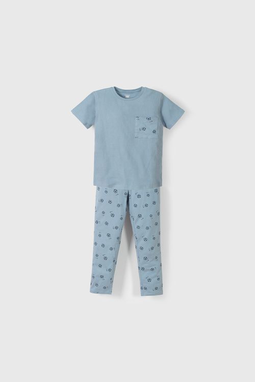 Pijama De Niño Dormir Celeste