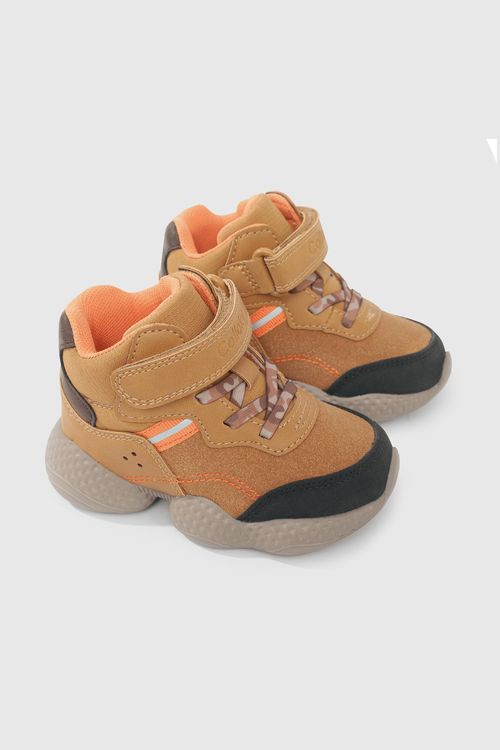 Botín De Niño Colección Mostaza