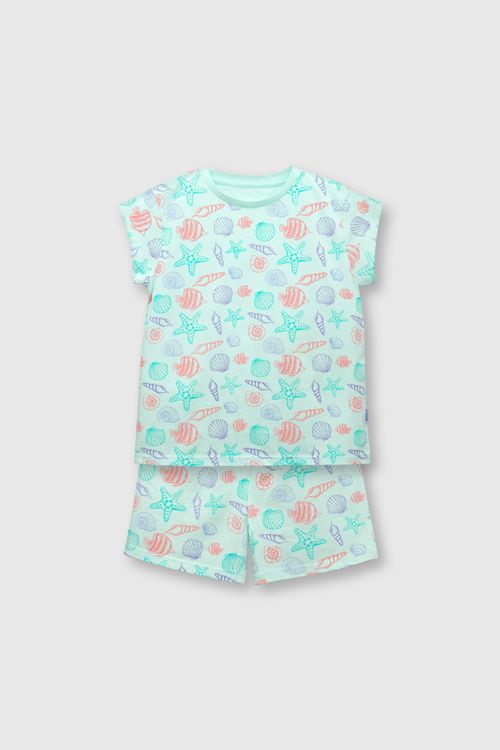 Pijama De Niña Colección Aqua