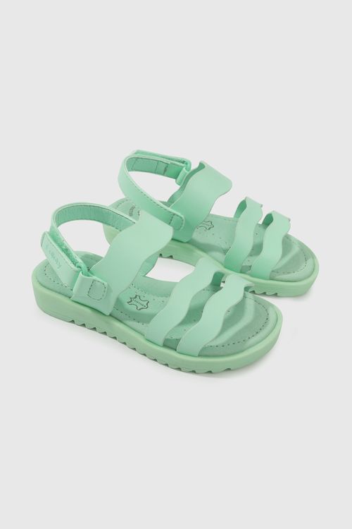 Sandalia De Niña Verde