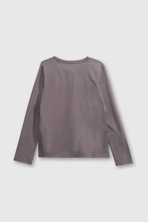 Polo De Niña Everyday Gris