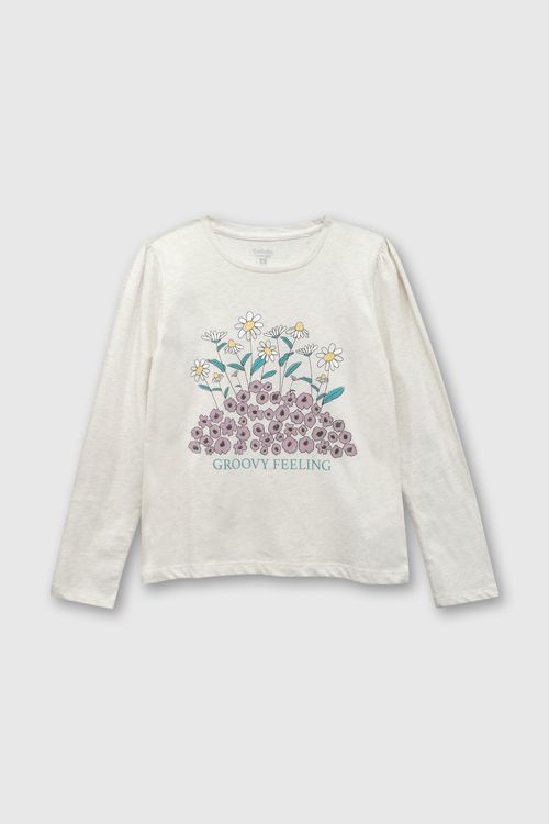 Polo De Niña Everyday Beige