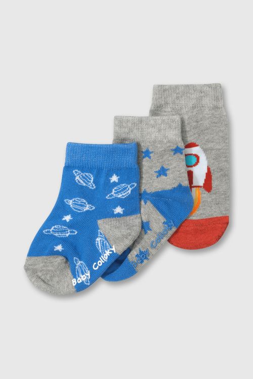 Medias Deportivas De Niño Colección Gris