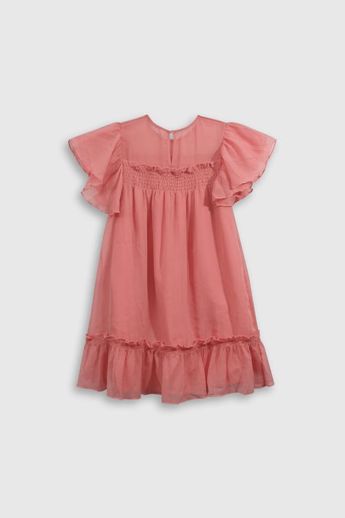 Vestido De Niña Fucsia