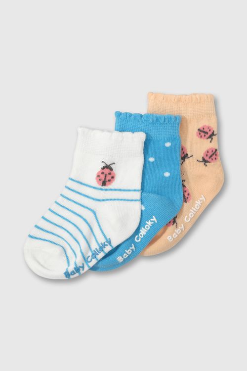 Medias Deportivas De Niña Colección Celeste