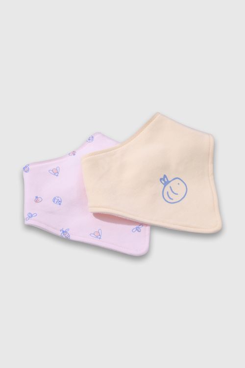 Babero De Niña Naranjo