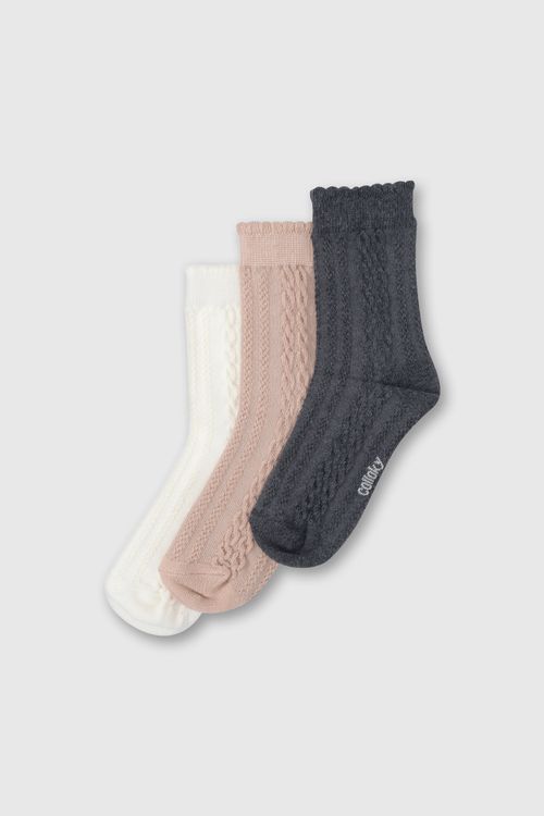 Medias Largas De Niña Blanco