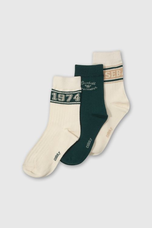 Medias 3/4 De Niño Colección Verde