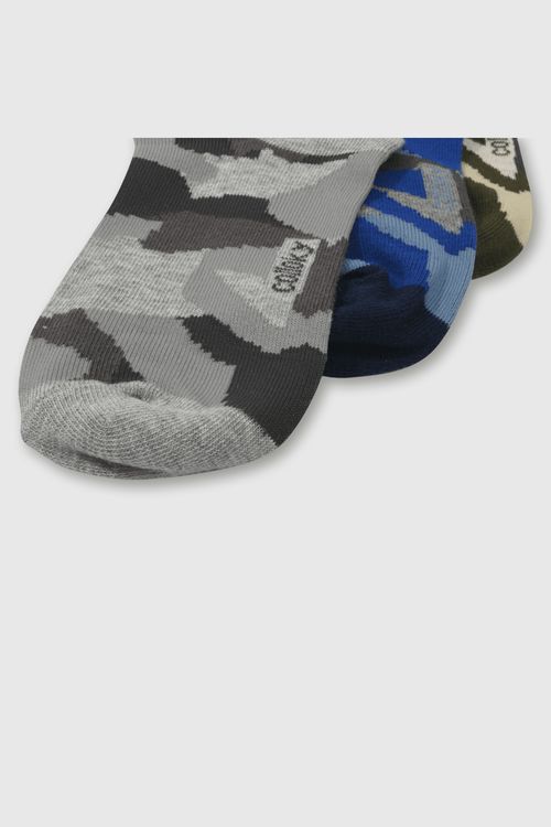 Medias 3/4 De Niño Colección Gris