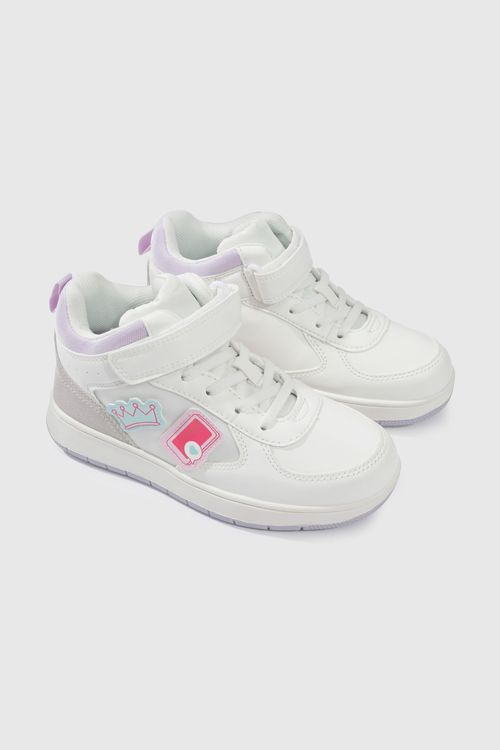 Zapatilla De Niña Blanco