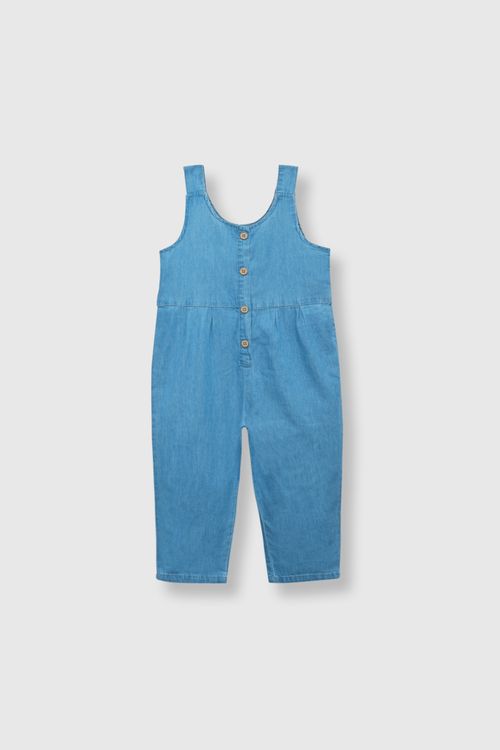 Overol De Niña Colección Light Denim