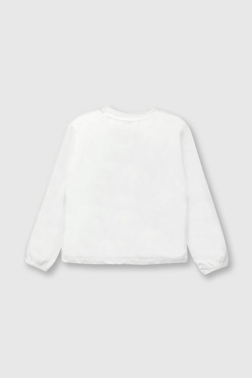 Polo De Niña Colección Off White