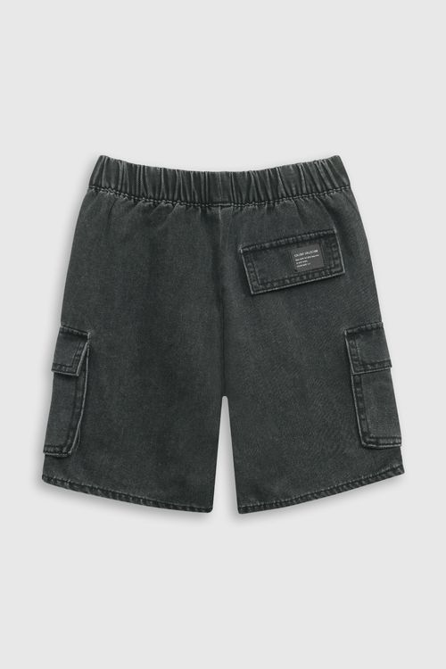 Bermuda De Niño Negro