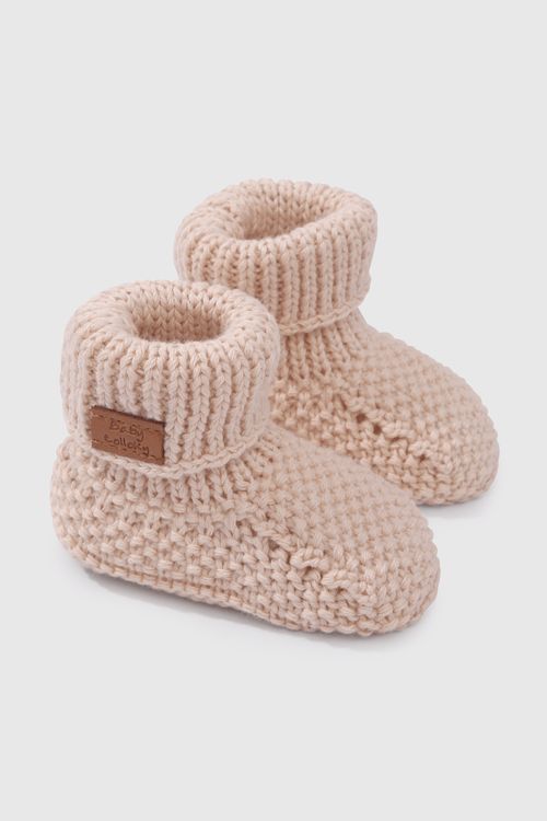Pantufla De Niña Beige