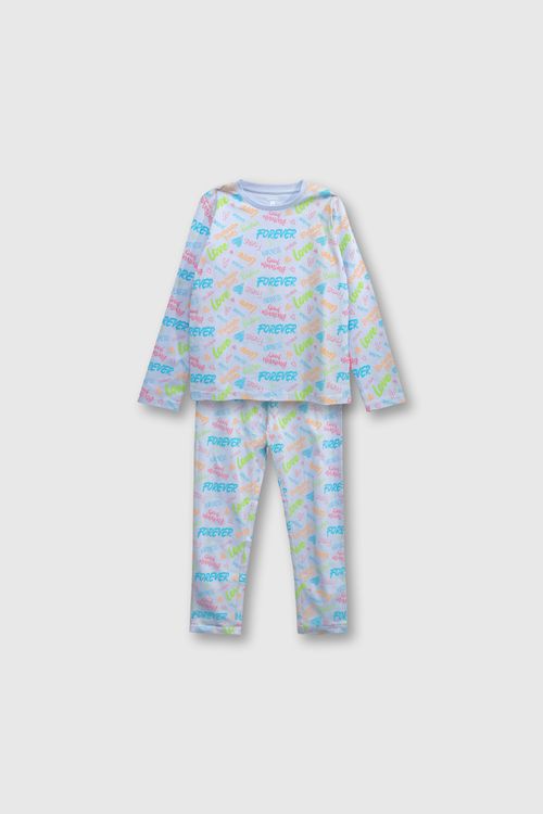 Pijama De Niña Colección Morado