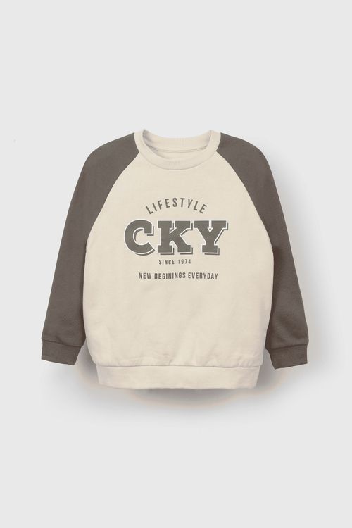 Polera De Niño Everyday Beige