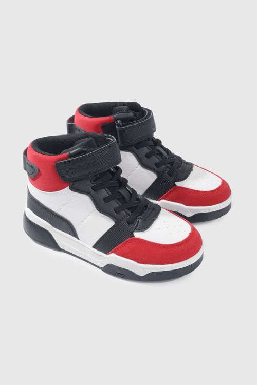 Zapatilla Urbana De Niño Rojo