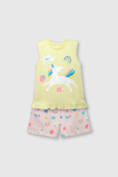 Pijama De Niña Colección Pink / Rosado