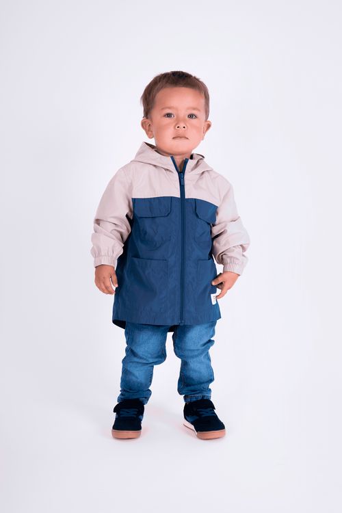 Cortaviento De Niño Colección Beige