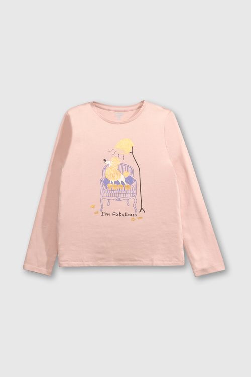 Polo De Niña Everyday Rosado