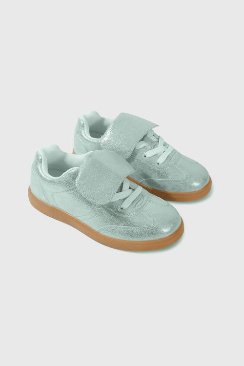 Zapatilla De Niña Lifestyle Plateado