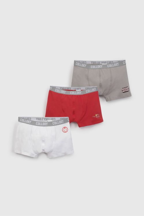 Pack Tres Bóxer Iron Man De Niño Bxsx1382V26