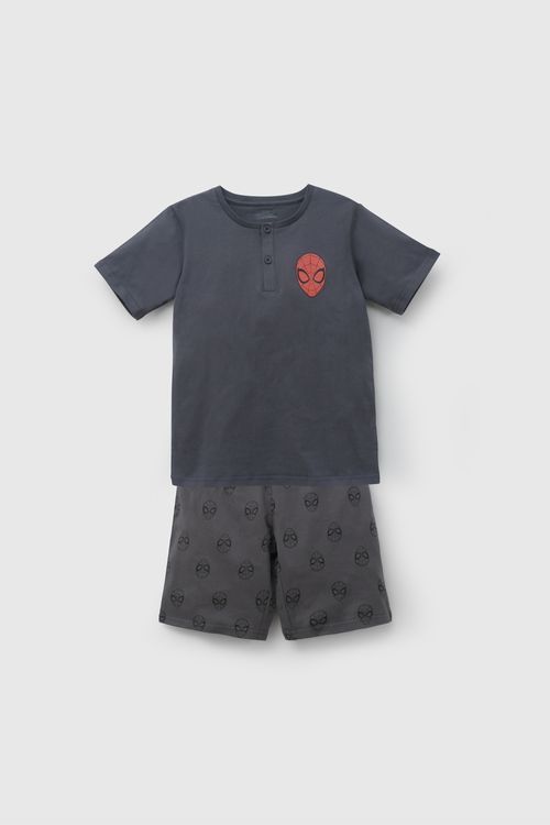 Pijama Negro Spiderman De Niño Pjje1702V26