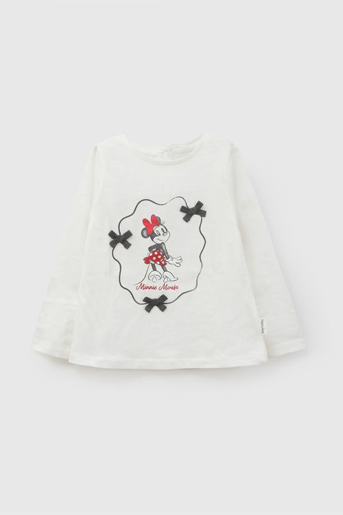 Polo Disney Blanco Niña Poje7409I26