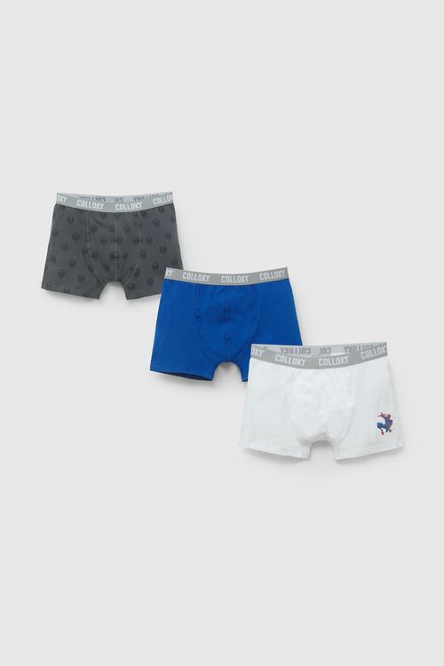 Pack Tres Bóxer Spiderman De Niño Bxsx0911V26