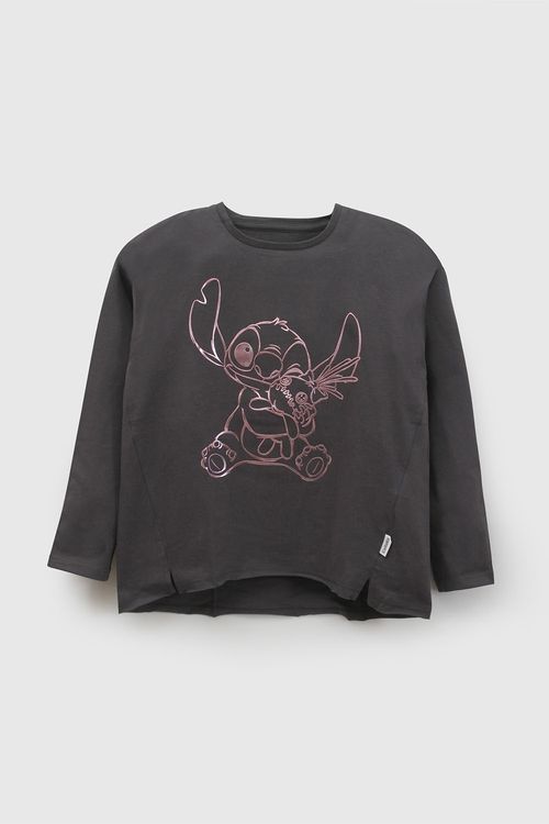 Polo Disney Gris Niña Poje6002I26