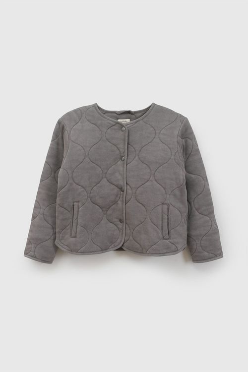 Chaqueta Gris de Algodón para Niña