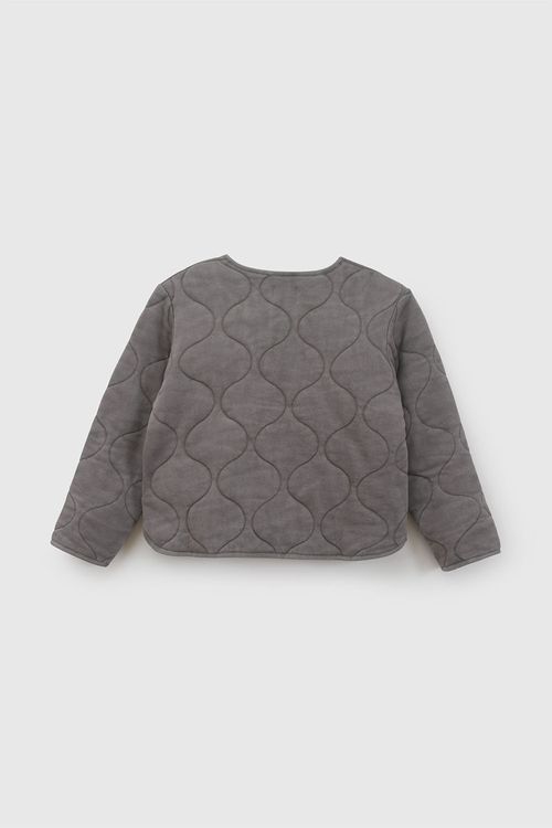 Chaqueta Gris de Algodón para Niña