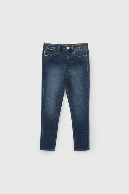 Jean Skinny Celeste de Algodón para Niño