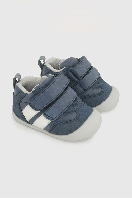 Zapatilla Gateador Azul de Niño en Sintético y Textil con Velcro