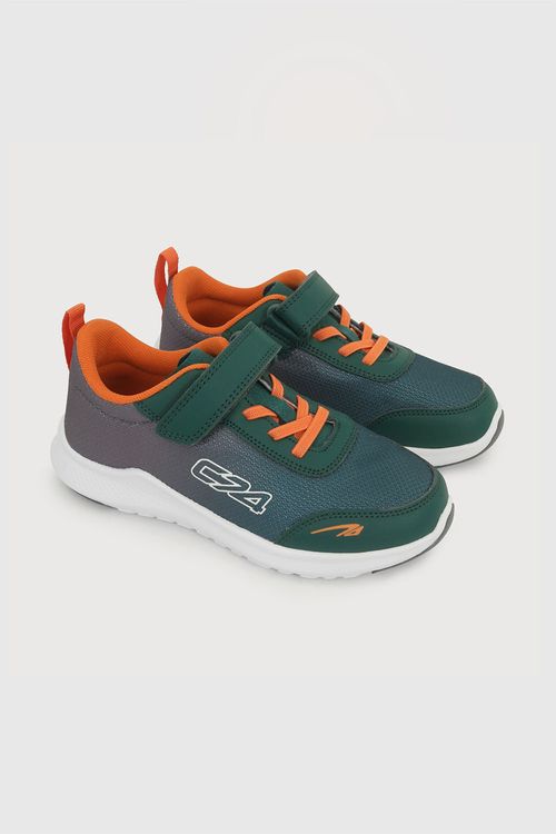 Zapatilla Deportiva Verde de Niño con Velcro y Suela Phylon