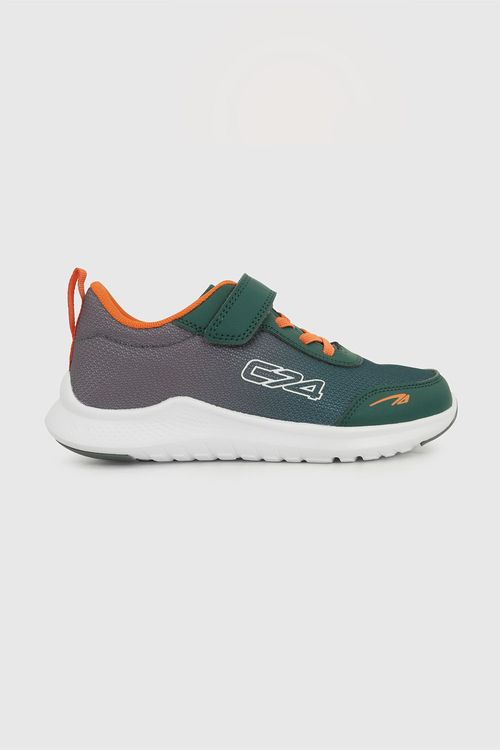 Zapatilla Deportiva Verde de Niño con Velcro y Suela Phylon