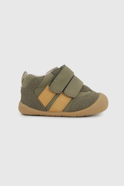 Zapatilla Gateador Verde de Niño con Velcro y Suela TR