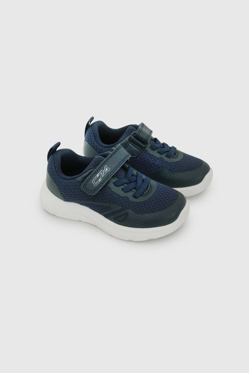 Zapatilla Deportiva Azul para Niño de Textil con Suela TR