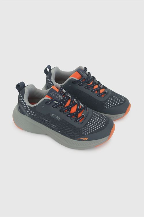Zapatilla Deportiva Azul para Niño de Textil con Suela Phylon
