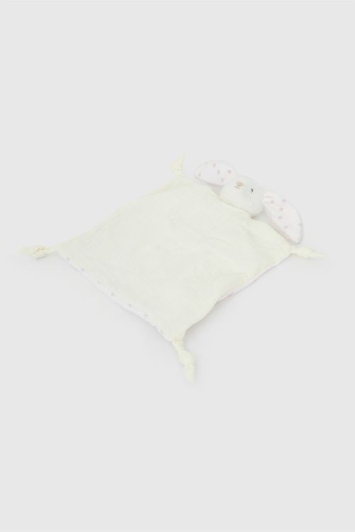 Peluche Colección Niña New Born Blanco de Algodón y Poliéster