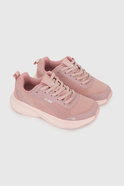 Zapatilla Deportiva Rosada de Niña en Textil con Suela Phylon