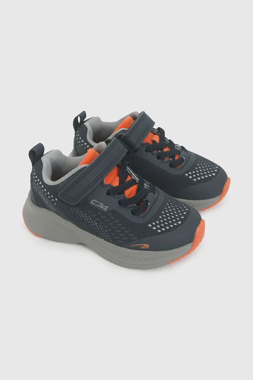 Zapatilla Deportiva Azul de Niño con Velcro y Suela Phylon