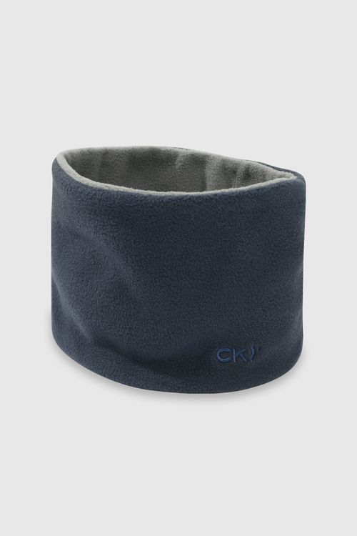 Cuello Escolar Polar Reversible Azul Unisex